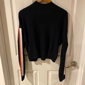 Navy striped sweater
